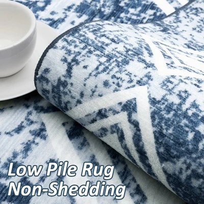 Area Rug Moroccan Soft Rug Modern Geometric Rug For Bedroom Living Room Kitchen Dining Room Rugs 4 Area Rug Moroccan Soft Rug Modern Geometric Rug For Bedroom Living Room Kitchen Dining Room Rugs - Image 4