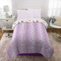 Care Bears Twin Bedding Bundle Foodie Bears: 5-Piece Set With Comforter, Sheets & Pillowcase, Polyester, Multicolored